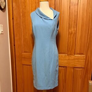 Black Halo Elegant Blue Sleeveless Dress. Size 10
